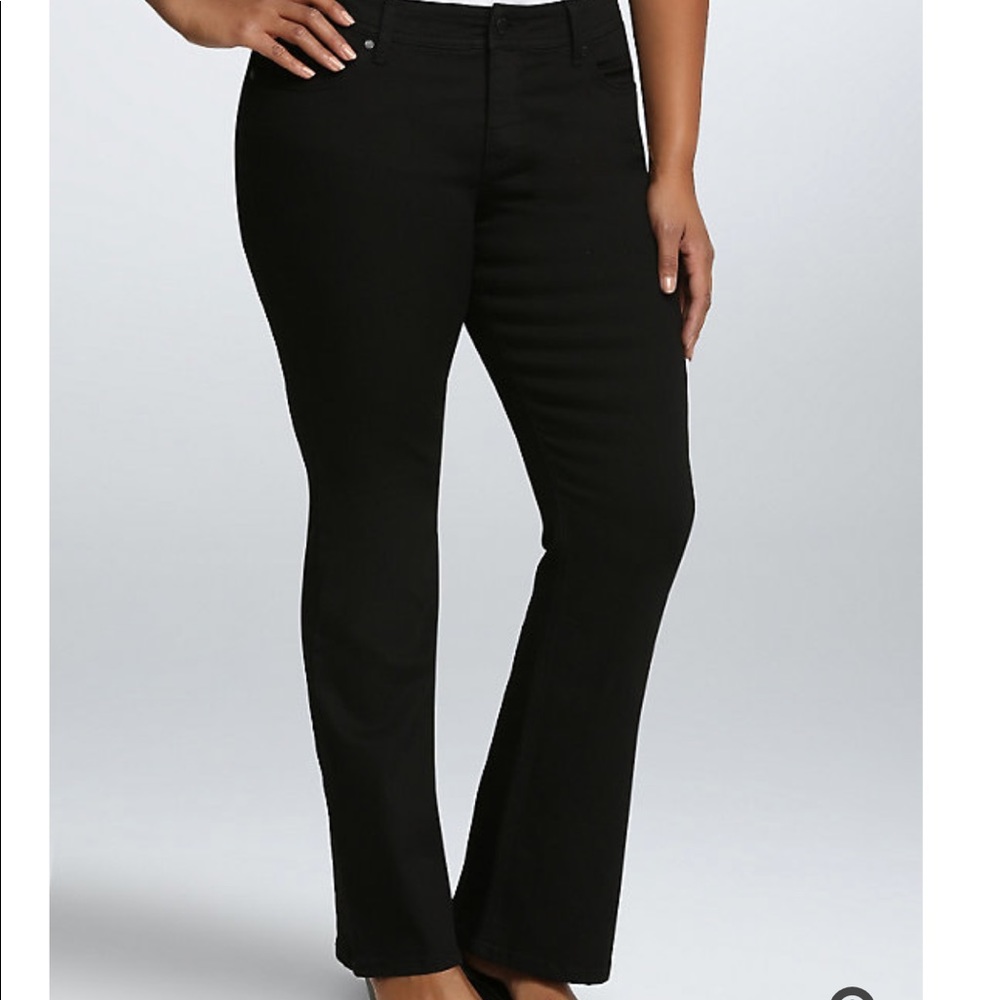 Black Slim Boot Jeans - Picture 1 of 7
